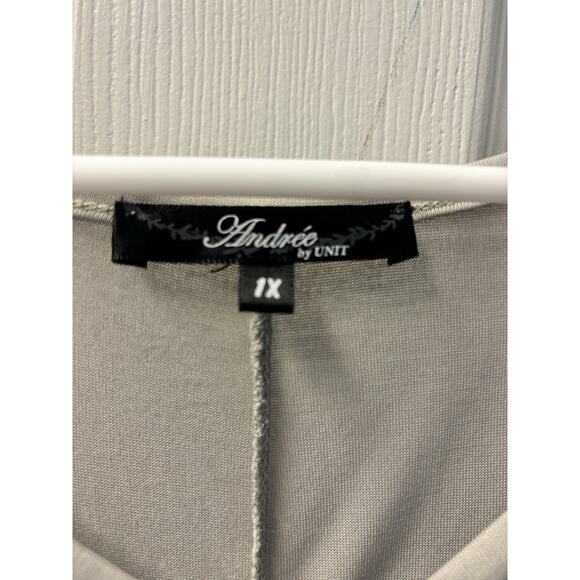 Andre Gray Dress With Pockets Size XL - Picture 3 of 5